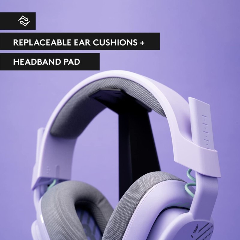 Astro A10 Asteroid Wired Gaming Headset For PC, Xbox, Playstation, Switch & Mobile Devices - Lilac
