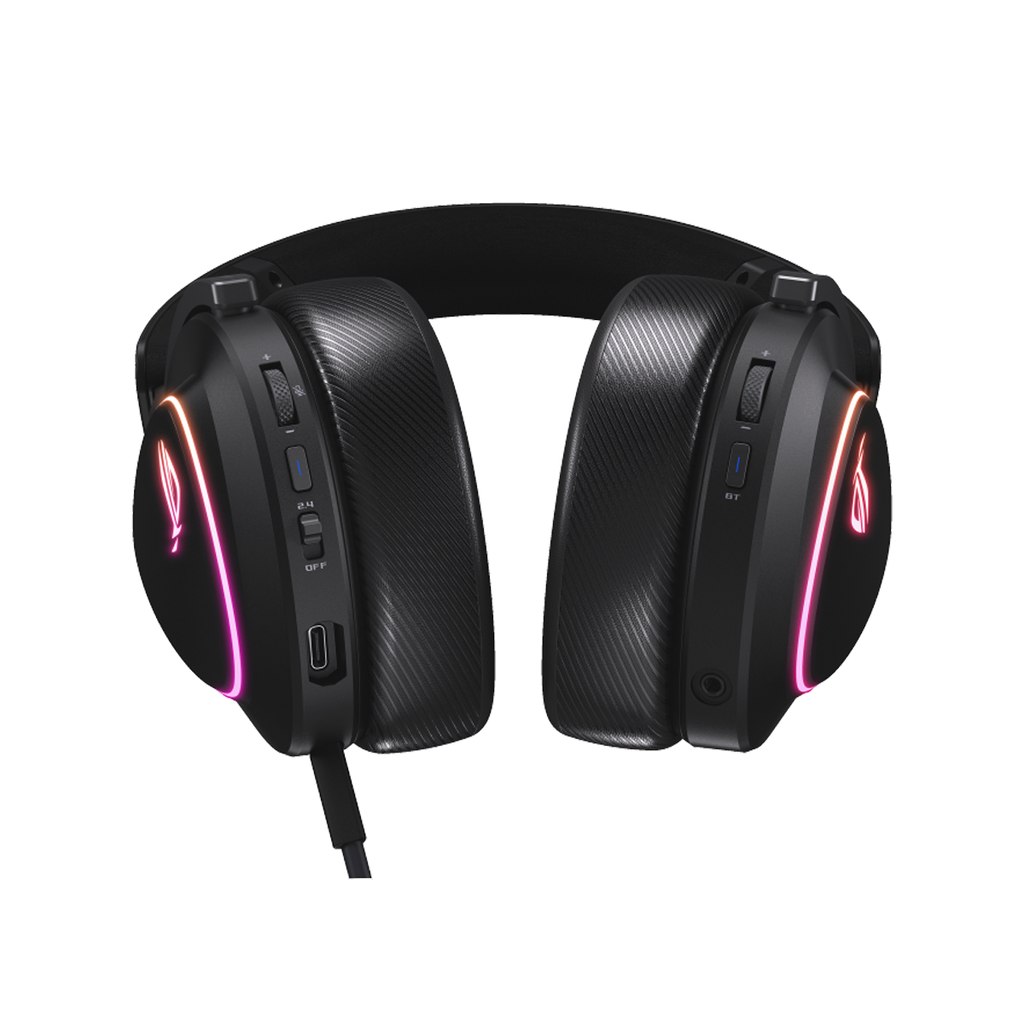 Asus A701 Rog Delta II Tri-Mode Wireless/Bluetooth Gaming Headset For PC,PlayStation,Switch,Mac & Mobile