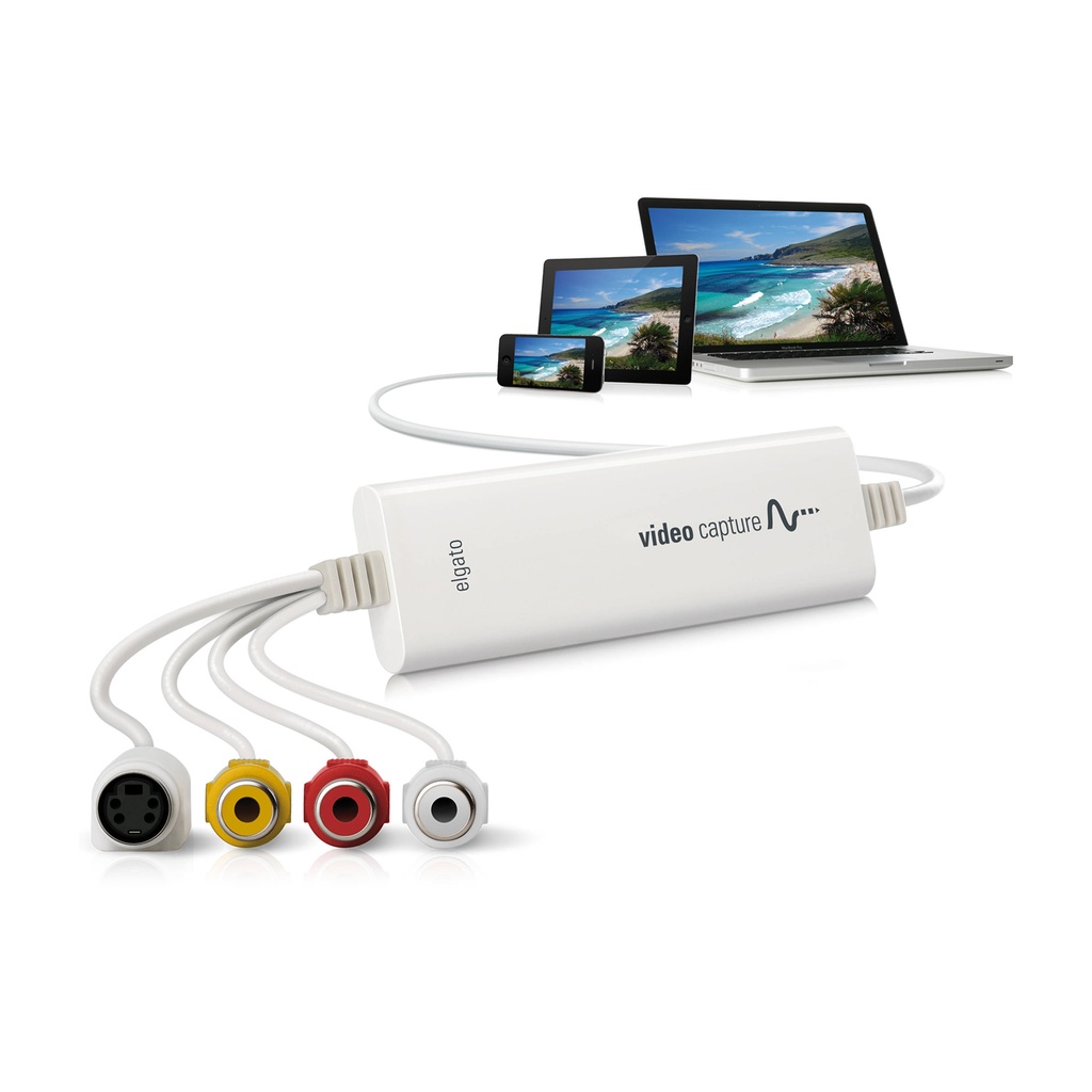 Elgato Video Capture Analog Video for Your Mac PC iPad & iPhone