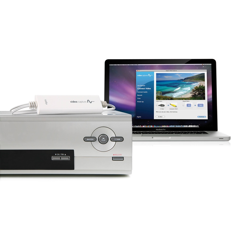 Elgato Video Capture Analog Video for Your Mac PC iPad & iPhone