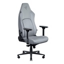 Razer Iskur V2 NewGen Large Gaming Chair, Gen-2 EPU Leather with CoolTouch Technology, HyperFlex Adaptive 6D Lumbar Support, 4D Adjustable Armrests, Frog Multi-Tilt Mechanism, Up to 152° Recline, Up to 136 kg Maximum Load, Light Grey | RZ38-04901000-R3G1