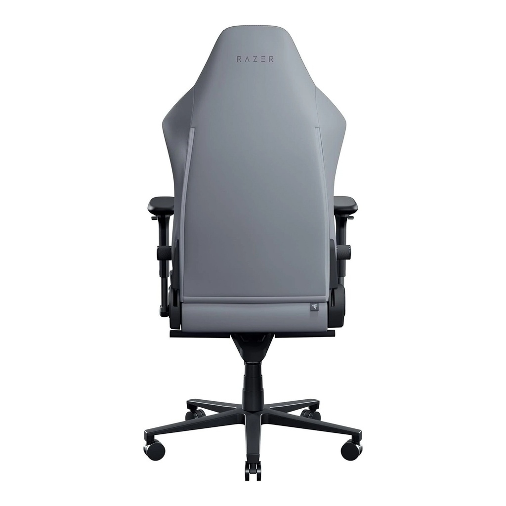 Razer Iskur V2 NewGen Large Gaming Chair, Gen-2 EPU Leather with CoolTouch Technology, HyperFlex Adaptive 6D Lumbar Support, 4D Adjustable Armrests, Frog Multi-Tilt Mechanism, Up to 152° Recline, Up to 136 kg Maximum Load, Light Grey | RZ38-04901000-R3G1