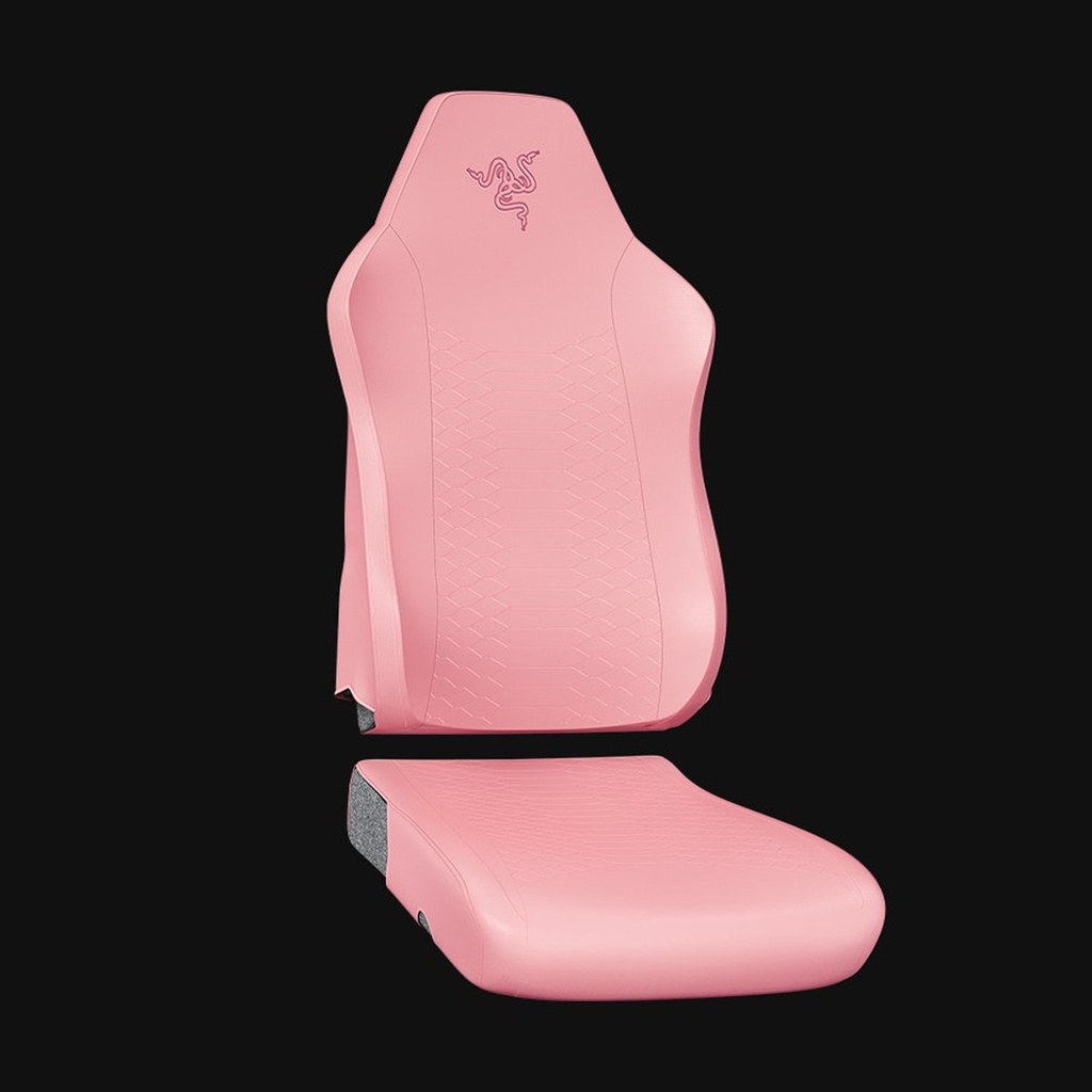 Razer Gaming Chair Covers Made for Razer Iskur V2 X, Extremely Durable, Fully Washable, Soft Velvet Fabric, 3 Minute Setup, Protection Against Dirt, Grizz, Spills & Scratches, Quartz Edition | RC81-04430300-R3M1