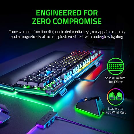 Razer Huntsman Elite Color Mechanical Gaming Keyboard RZ03-0187 