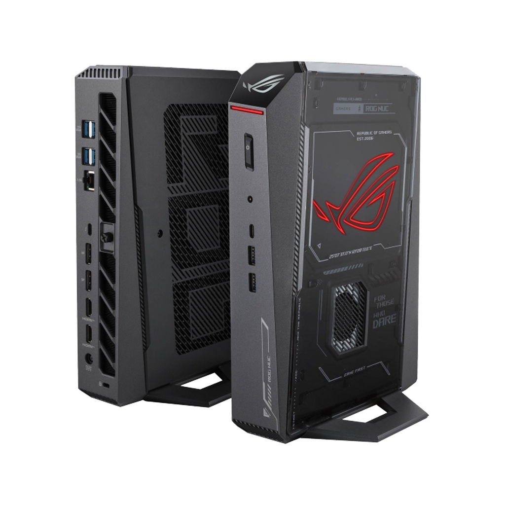 Asus ROG NUC 2025 Gaming Mini PC, Ultra 9275HX, 32GB RAM D5, 2TB SSD NVMe, RTX 5080 16GB VGA, Wi-Fi 7+ Bluetooth 5.4, Thunderbolt 4 & HDMI 2.1 Ports, Windows 11 Home) + Lenovo Legion 27Q-10 OLED Gaming Monitor, 240Hz Refresh Rate, 0.03ms, HDMI 2.1 Ports