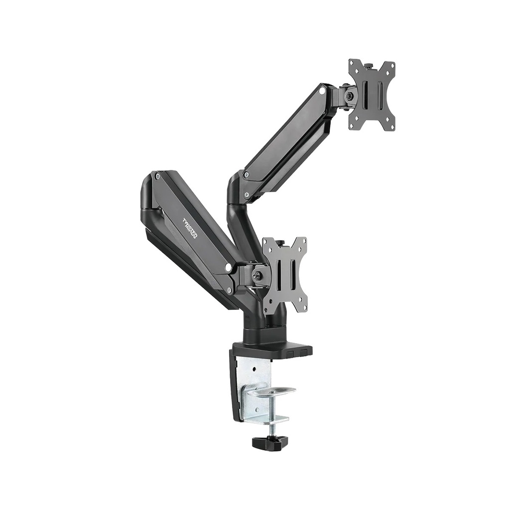 Twisted Minds Dual Monitor Arm with Dual 3.0 USB Port (17"-32" Flat & Curved Monitors)