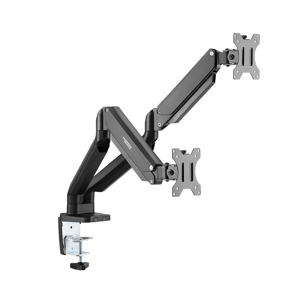 Twisted Minds Dual Monitor Arm with Dual 3.0 USB Port (17"-32" Flat & Curved Monitors)