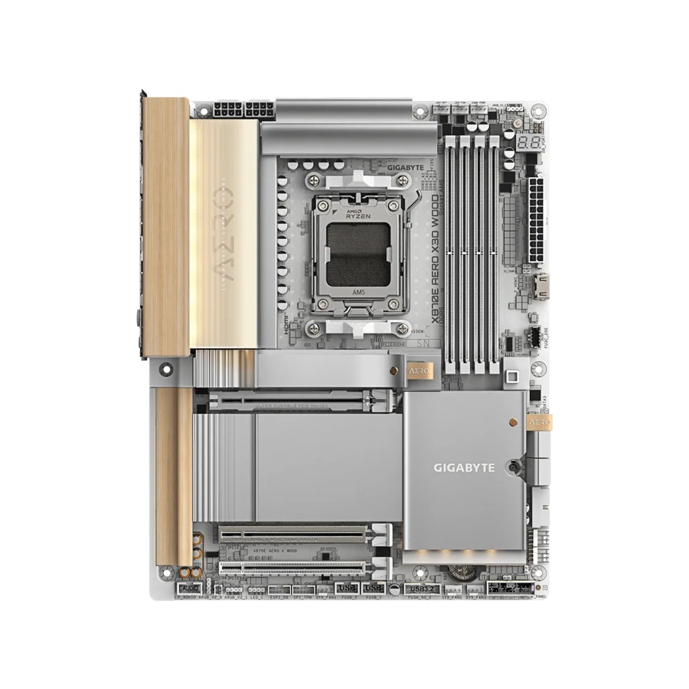 GigaByte AMD X870E Aero X3D Wood DDR5 Gaming MotherBoard