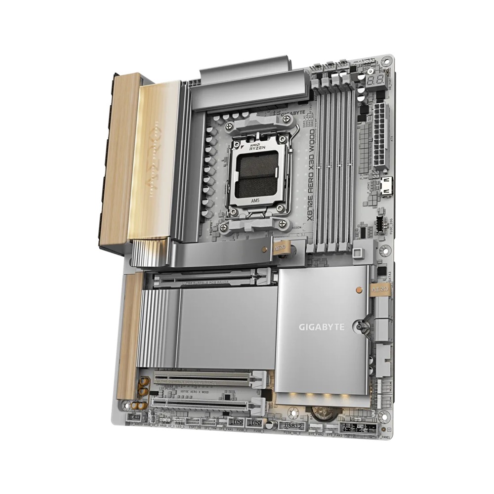 GigaByte AMD X870E Aero X3D Wood DDR5 Gaming MotherBoard