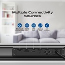 Promate StreamBar30 Speaker 30W BassBoost SoundBar with Subwoofer
