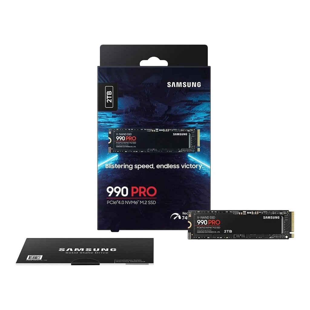 Samsung 990 PRO PCIe 4.0 NVMe M.2 2TB SSD Read Speeds Upto 7450 MB/s