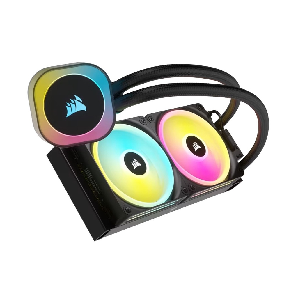 Corsair iCUE Link H100i RGB 240mm CPU Liquid Cooler - Black