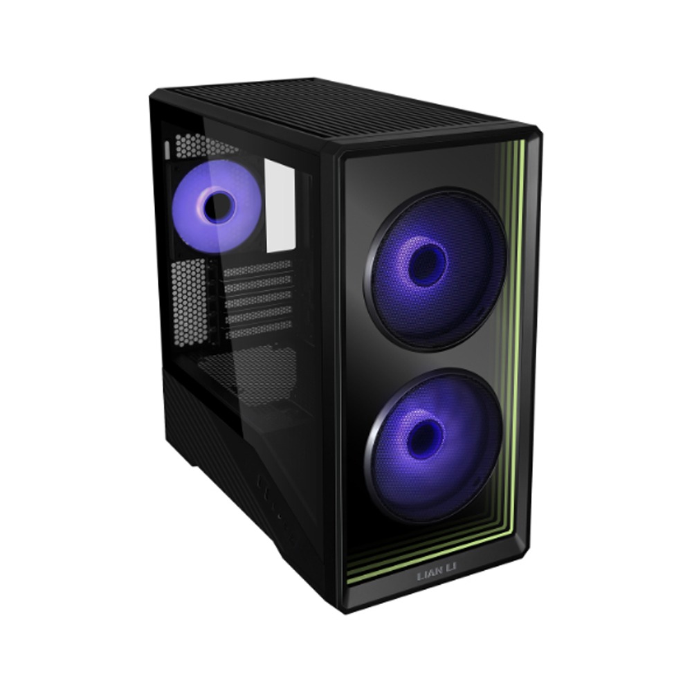 LIAN LI Vector V150 INF Infinity Micro ATX Gaming Case - Black (3 ARGB Fans Included)