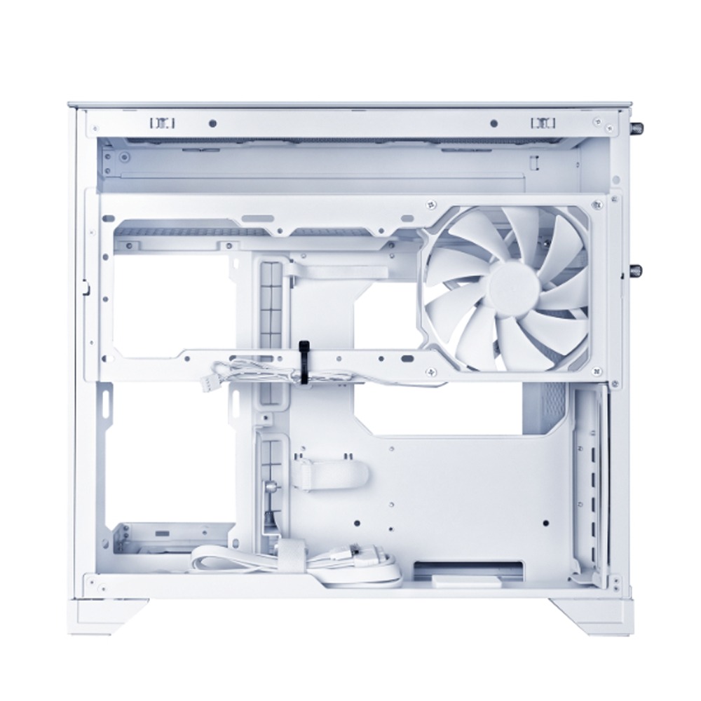 LIAN LI O11 Vision-M Micro ATX Gaming Case -White (1 Fan Included)