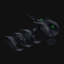 Razer Naga V3 Pro Wireless/BT/Wired MMO Gaming Mouse, 5K DPI, Up to 280 Hours (BT) Battery life, Gen-4 Optical Mouse Switches - Black