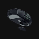 Razer Naga V3 Pro Wireless/BT/Wired MMO Gaming Mouse, 5K DPI, Up to 280 Hours (BT) Battery life, Gen-4 Optical Mouse Switches - Black