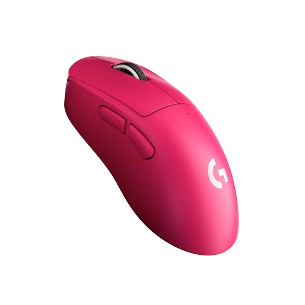 Logitech Pro X SuperLight 2 DEX Wireless/Wired Robust Lightspeed Gaming Mouse, 44,000 DPI Hero 2 Sensor, Upto 95 Hrs Battery Life - Magenta
