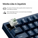 Keychron Q16 HE 8K 65% Wired Magnetic Switch Gaming Keyboard - Navy Blue