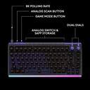 Logitech G512 X 75 Tenkeyless Dual Swap Hot-Swappable TMR Analog / Mechanical Wired Gaming Keyboard For PC, Mac With LIGHTSYNC RGB -Black