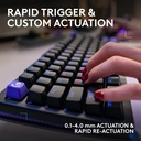 Logitech G512 X 75 Tenkeyless Dual Swap Hot-Swappable TMR Analog / Mechanical Wired Gaming Keyboard For PC, Mac With LIGHTSYNC RGB -Black