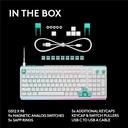 Logitech G512 X 98 Dual Swap TMR Analog / Mechanical Wired Gaming Keyboard Analog Optical Switch With LIGHTSYNC RGB - White