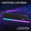Logitech G512 X 98 Dual Swap TMR Analog / Mechanical Wired Gaming Keyboard Analog Optical Switch With LIGHTSYNC RGB - Black