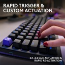 Logitech G512 X 98 Dual Swap TMR Analog / Mechanical Wired Gaming Keyboard Analog Optical Switch With LIGHTSYNC RGB - Black