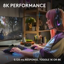 Logitech G512 X 98 Dual Swap TMR Analog / Mechanical Wired Gaming Keyboard Analog Optical Switch With LIGHTSYNC RGB - Black