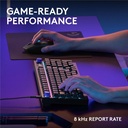 Logitech G316 X 98 RGB Lighting Wired Mechanical 8KHz Gaming Keyboard Tactile Switch - Black