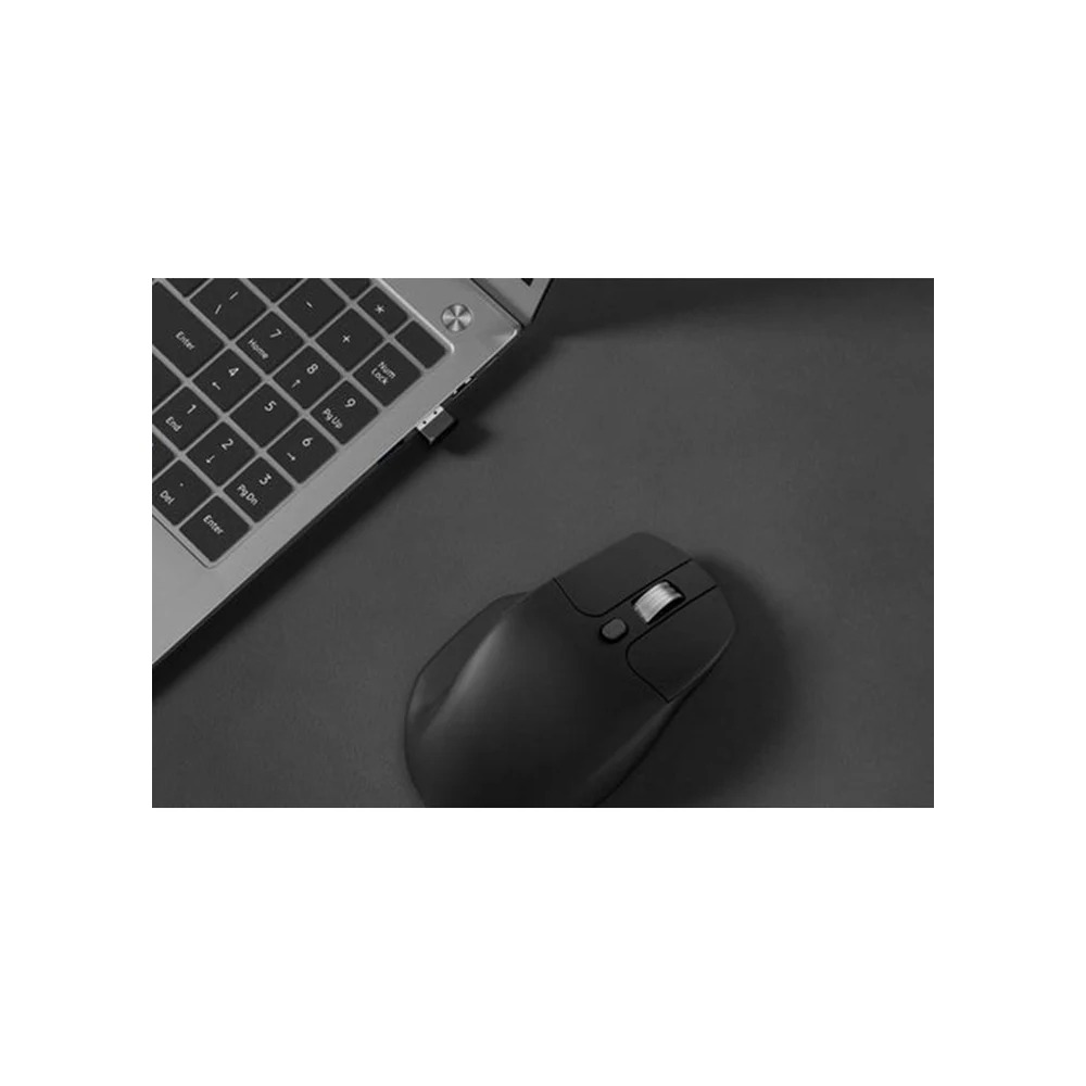 Keychron M6-A1 2.4 GHz Bluetooth /Wireless Super Ergonomic Gaming Mouse - Black