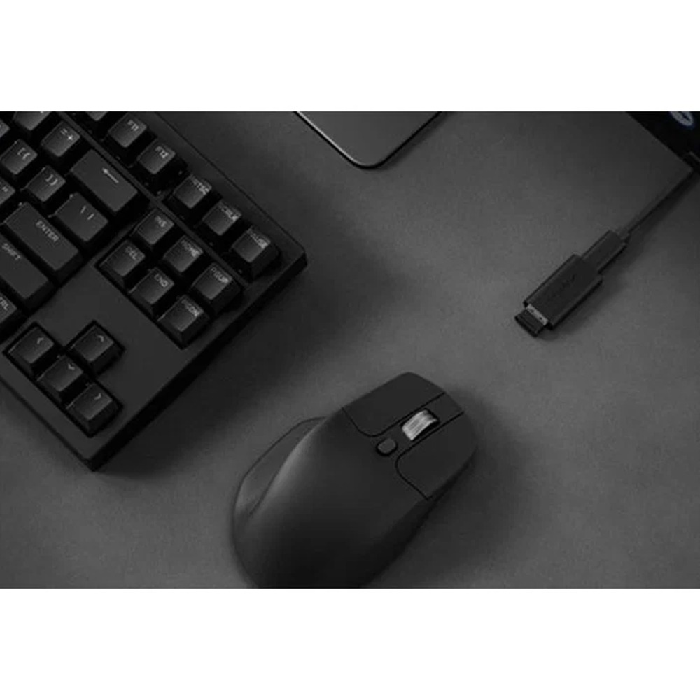 Keychron M6-A1 2.4 GHz Bluetooth /Wireless Super Ergonomic Gaming Mouse - Black
