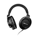 Shure SRH440A Professional Closed-Back Over-Ear Studio Headphone 40mm Neodymium Drivers 15Hz-22kHz, Enhanced Comfort Detachable Cable - Black