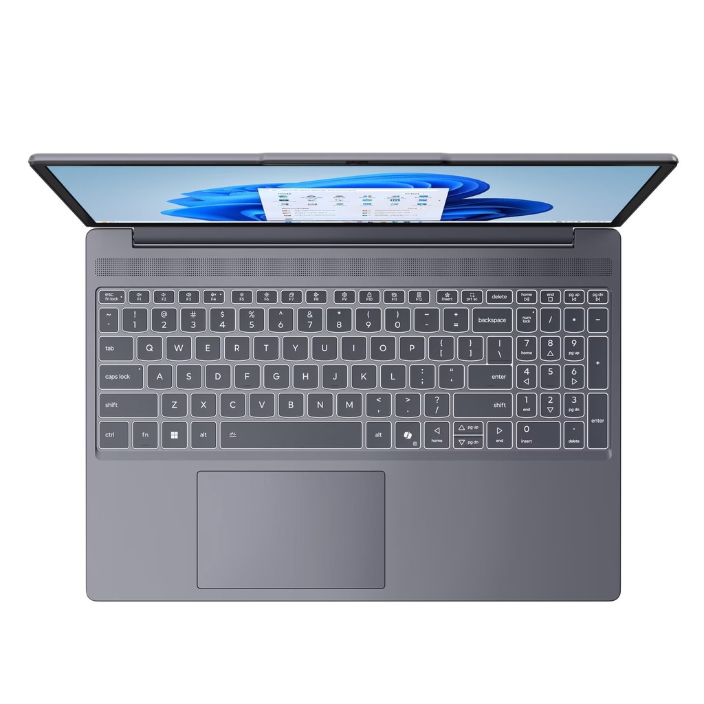 Lenovo IdeaPad Slim 3 15IRH10R Laptop, Intel Core 7 240H Processor, 16GB RAM DDR5, 512GB SSD NVMe, Integrated Intel Graphics, 15.3" WUXGA IPS Display, Backlit Keyboard, Windows 11 Pro (License) - Luna Grey