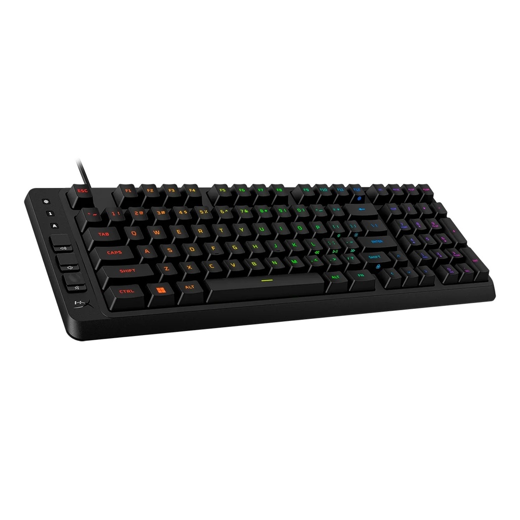 HyperX Eve 1800 RGB Wired Gaming Keyboard Membrane Switches For PC, PS5, Xbox Series X|S Xbox One (US Layout) - Black