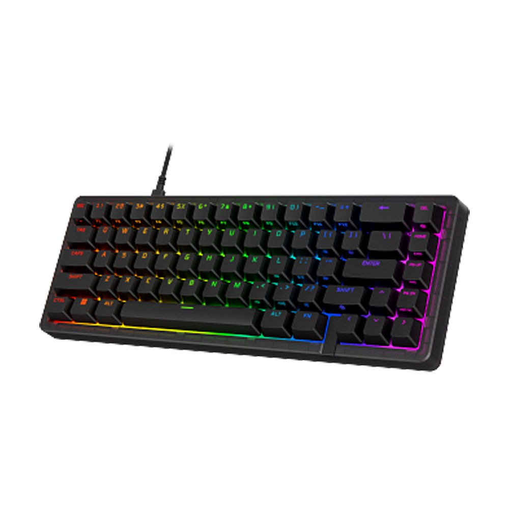 HyperX Origins 2 65 RGB Mechanical Wired Gaming Keyboard Linear Red Switch For PC, PS5, Xbox Series - Black