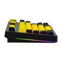 Lorgar Pro KBP70TKLW RGB Wireless TKL Mechanical Gaming Keyboard Toxic Purple Linear Switch EN Layout - Yellow