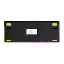 Lorgar Pro KBP70TKLW RGB Wireless TKL Mechanical Gaming Keyboard Toxic Purple Linear Switch EN Layout - Yellow