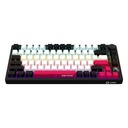 Lorgar Pro KBP7075W RGB 75% Wireless Mechanical Gaming Keyboard Toxic Purple Linear Switch EN Layout - Black