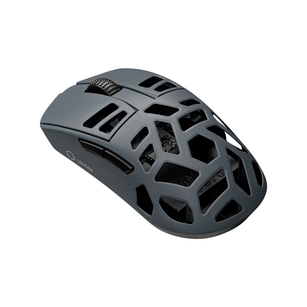 Lorgar Elite MSE90W 6 Buttons 26K DPI, Pixart PAW3395, Magnesium Alloy Wireless Gaming Mouse - Dark Grey