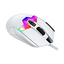 Lorgar Pro MSP80 RGB 8 Buttons 26K DPI, Pixart PAW3395, Ergonomic Wired Gaming Mouse - White
