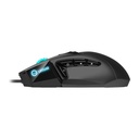 Lorgar Stricter 579 RGB 9 Buttons Pixart PAW3336 Sensor 12K DPI Ergonomic Wired Gaming Mouse - Black