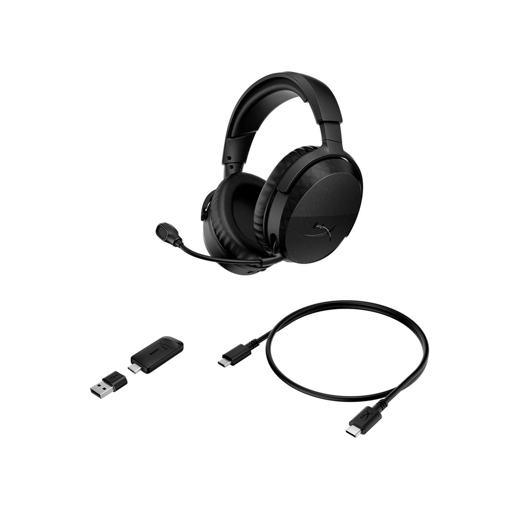 HyperX Cloud Stinger 3 Wireless Gaming Headset Upto 80Hr Battery Life, Boom Mic For PC, PS5, Nintendo Switch, Mac, & Mobile -Black