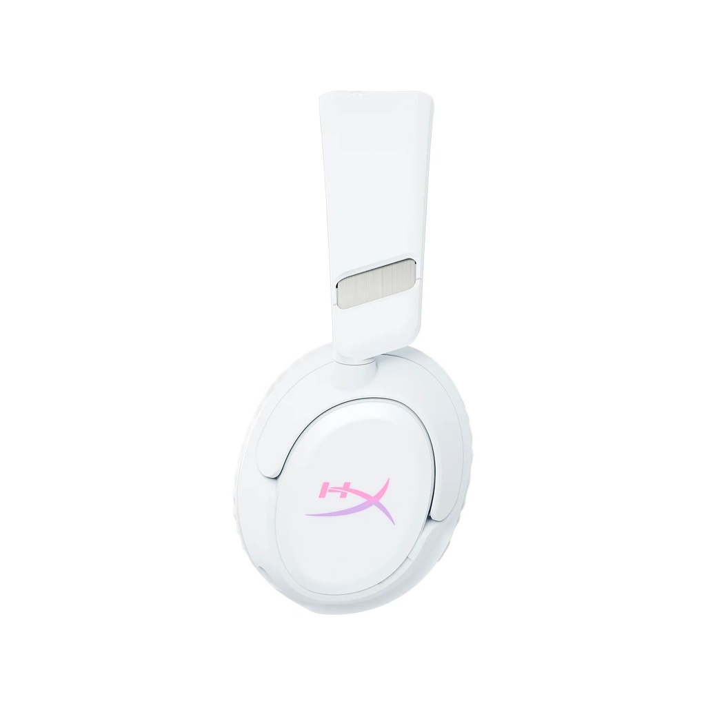 HyperX Cloud Flight 2 Wireless Gaming Headset Upto 100Hr Battery Life, Dynamic 50 mm, For PC, PS5, PS4, Nintendo Switch, Mac & Mobile - White