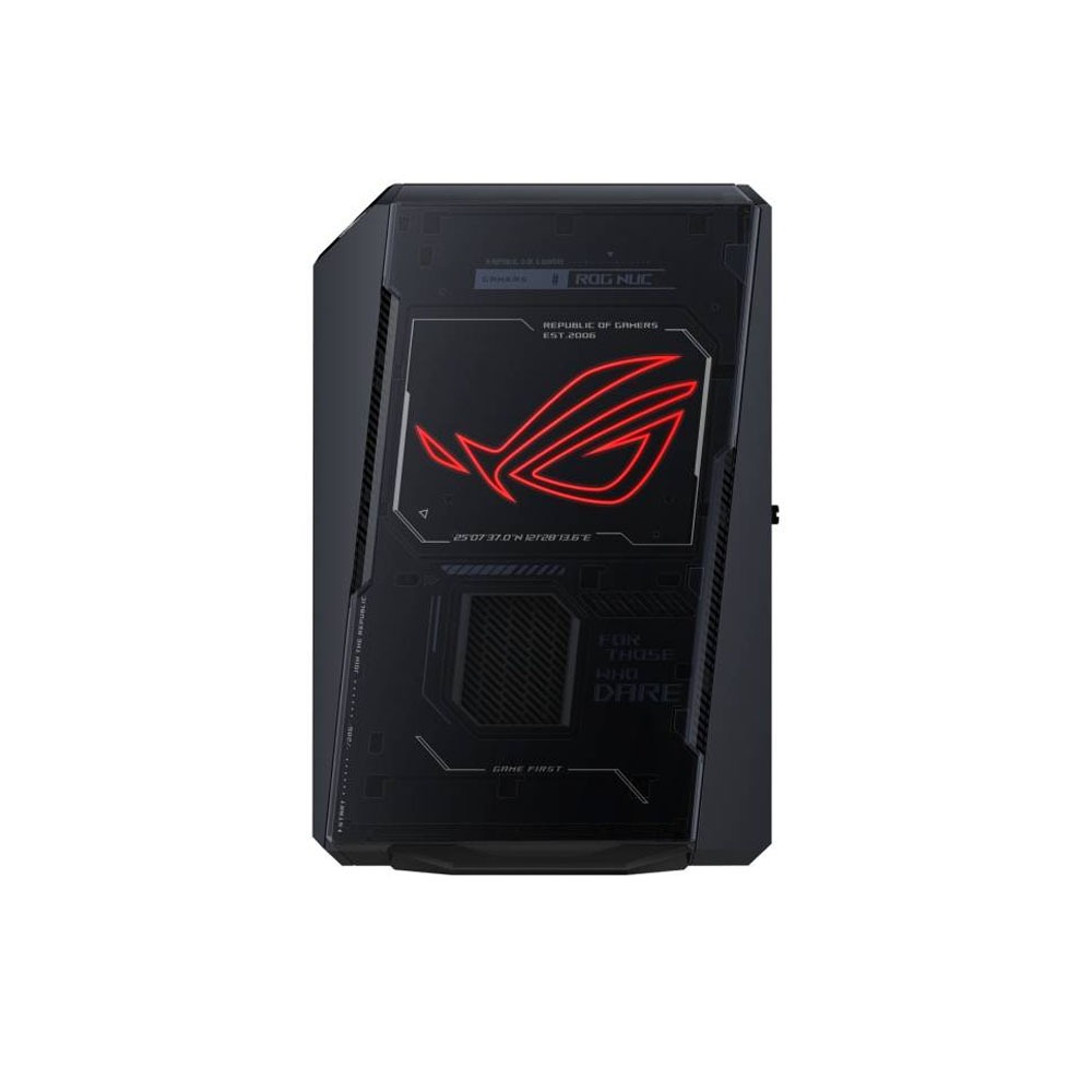 Asus Rog NUC Gaming Mini PC RNUC15JNK9X389A3, Intel Core Ultra 9-275HX Processor, 32GB D5 RAM (2x16), 1TB NVMe SSD, NVIDIA GeForce RTX 5070Ti 12GB VGA, WIFI7+Bluetooth 5.4, Windows 11 Home, Black | 90AS00I1-M000D0