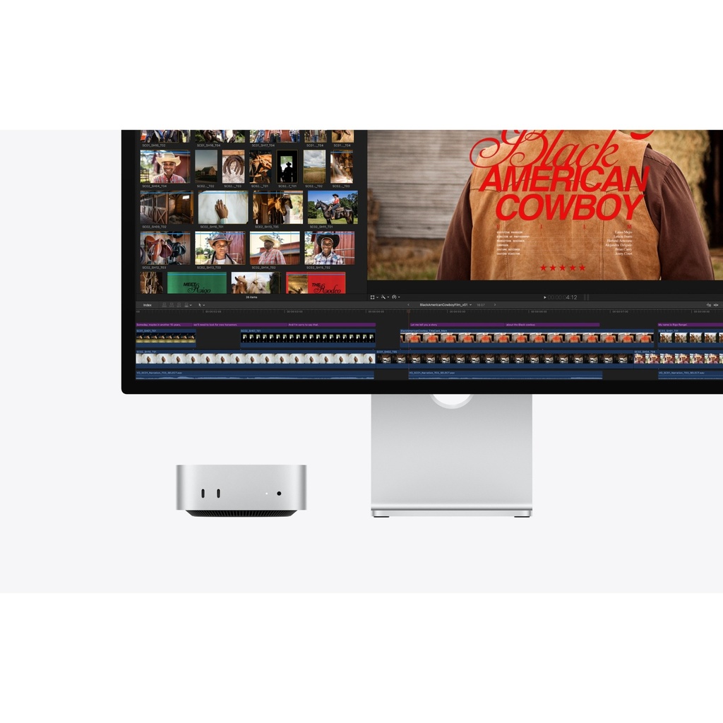 Apple Mac Mini M6 chip, 12‑core CPU and 12‑core GPU, 16GB Ram, 256GB SSD - Silver