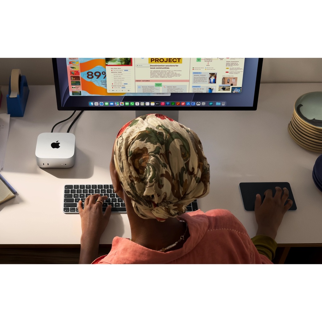 Apple Mac Mini M5 Pro chip, 15‑core CPU and 16‑core GPU, 24GB Ram, 512GB SSD - Silver