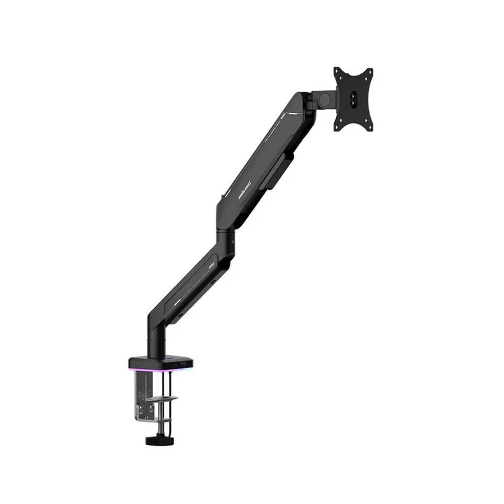 Andaseat Stealth Pro II RGB A9X Single Monitor Arm -Black (Fit Screen Size 17" - 42)