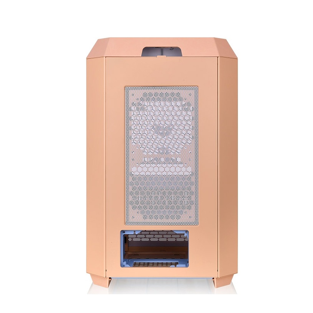 Thermaltake The Tower 300 M-ATX Micro Tower Gaming PC Case - Peach Fuzz (2 PWM Fans Included)