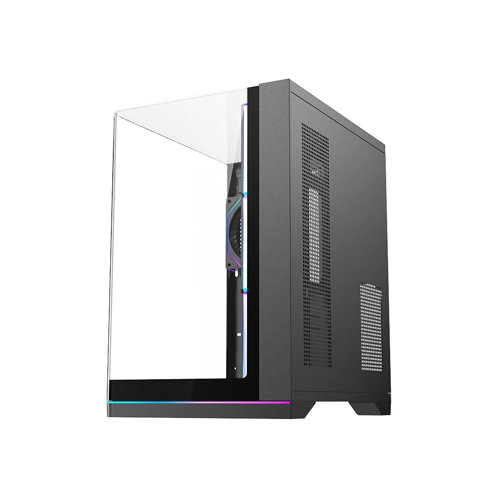 Gameon Valkyrie X Series Mid Tower Gaming Case - Black (4 Fans Included)