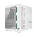 Gameon Emperor Arctic VX Series Mid Tower Gaming Case With 4 ARGB Fans - White